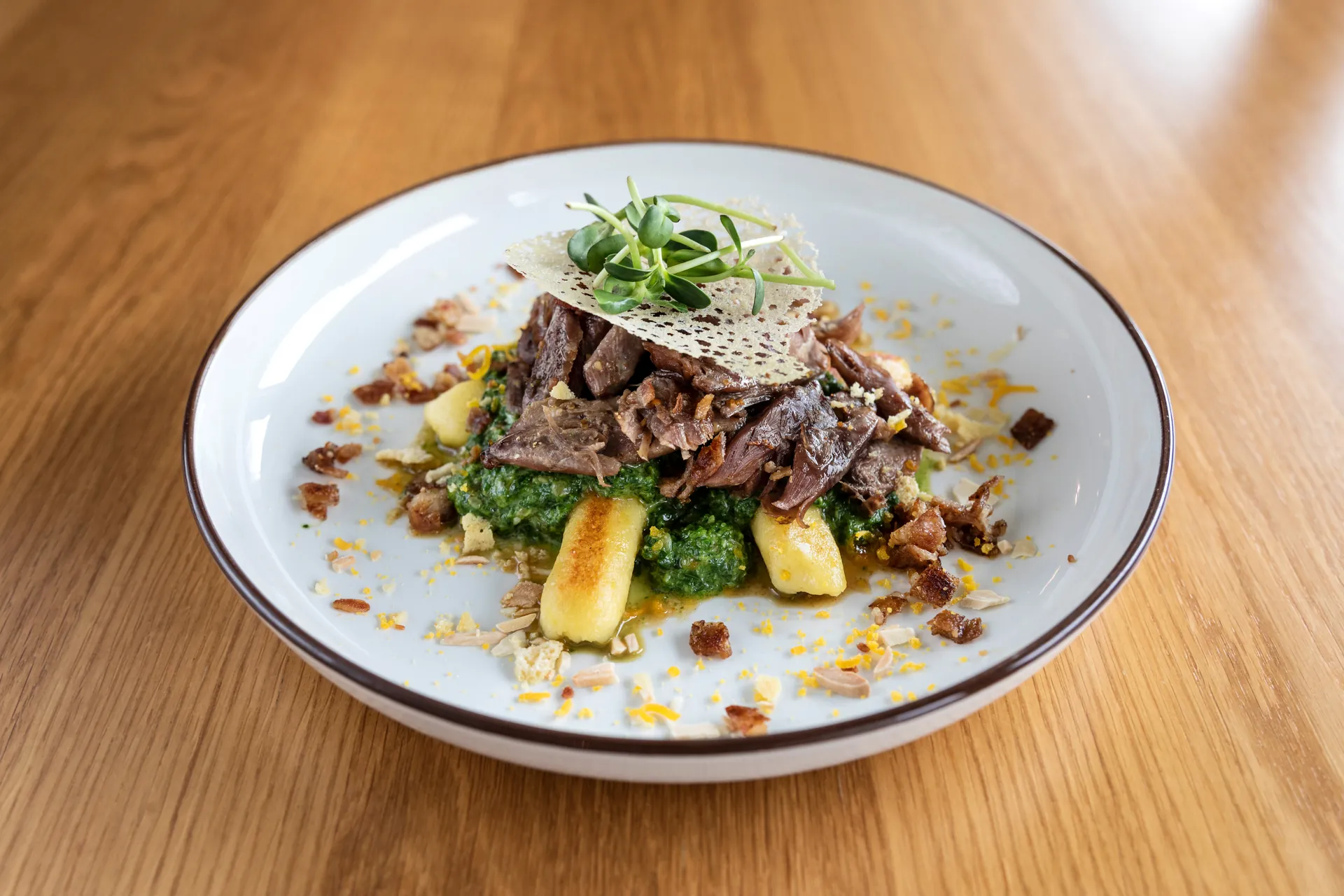 Detail servírování